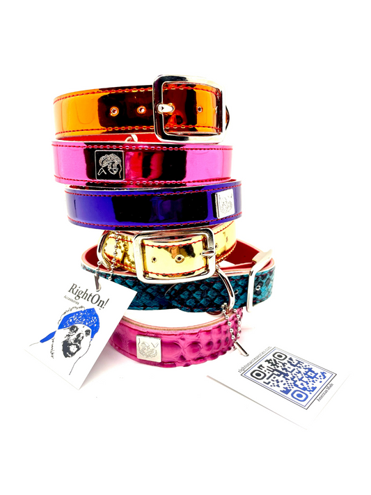 Mirror Reflective Pet Collars for Dogs